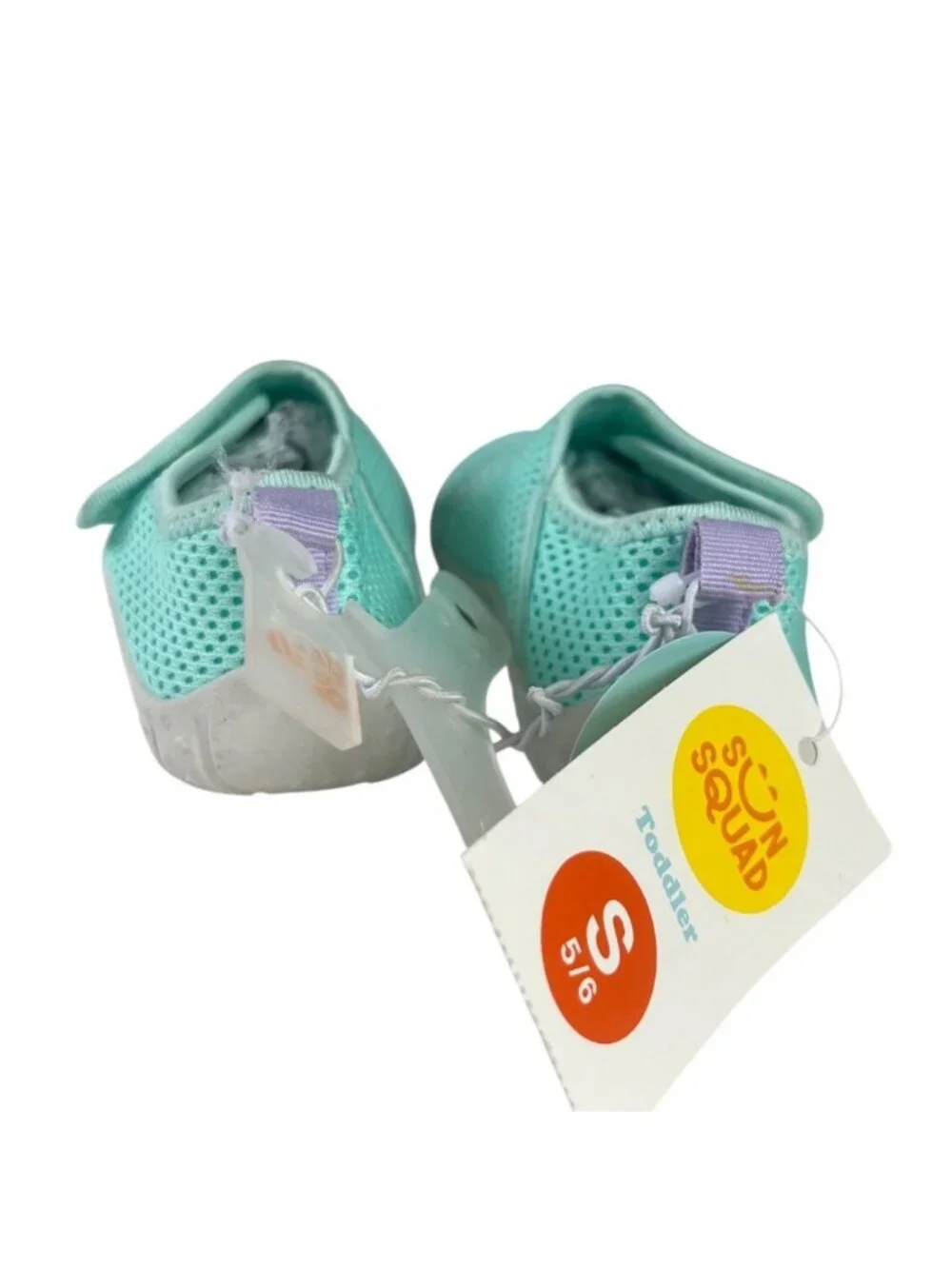 Sun Squad Water Shoes Mesh Aqua Toddler Size Small 5/6 New Lightweight Summer